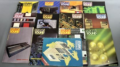 various-Studio Sound mags Jan 83 -  Dec 86